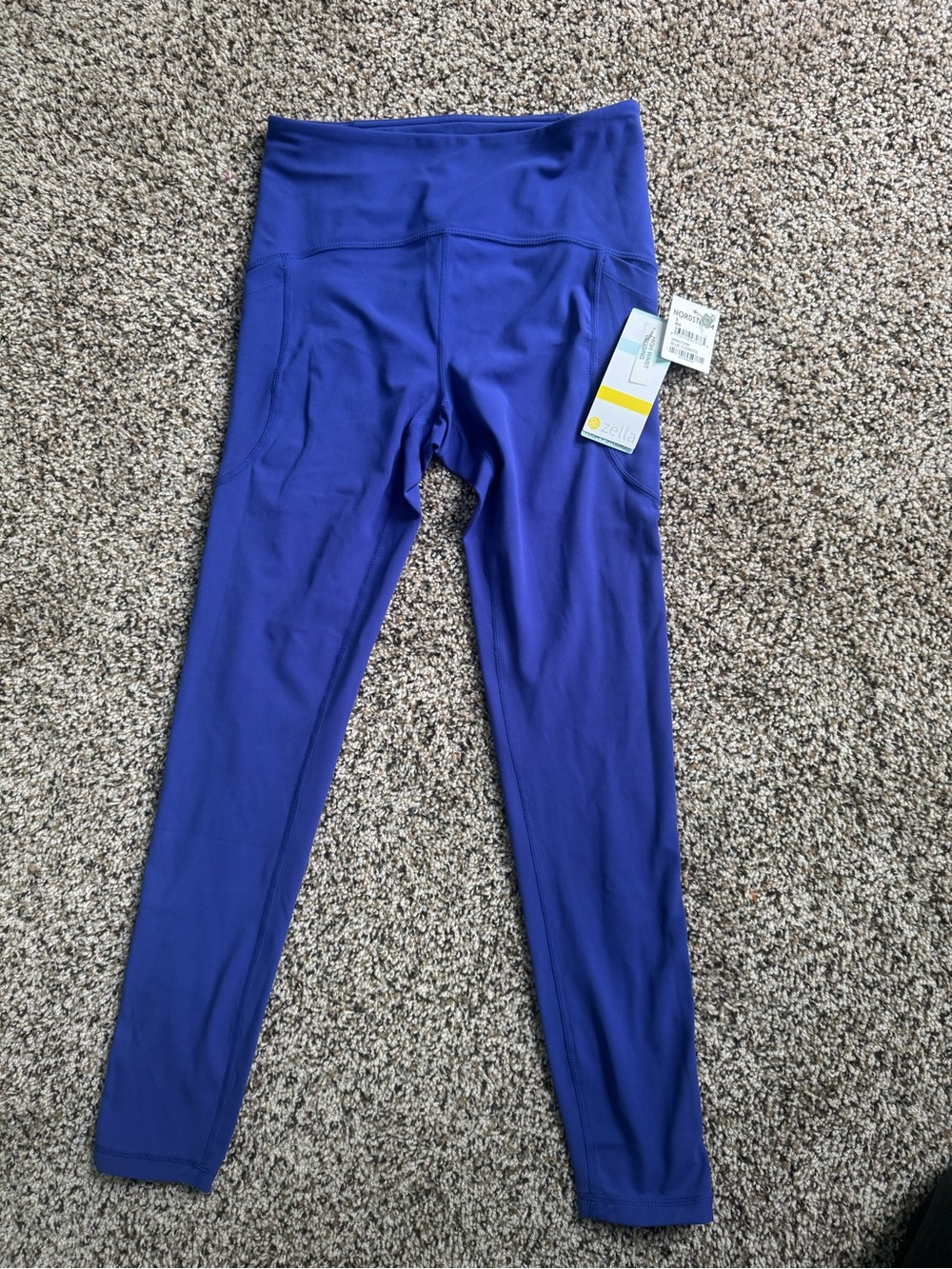 Zella Athleta Royal Blue High-Waist Leggings size S